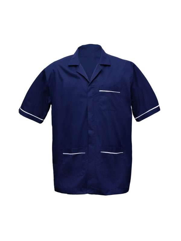 Bata para servicio de limpieza azul marino - Imagen 5
