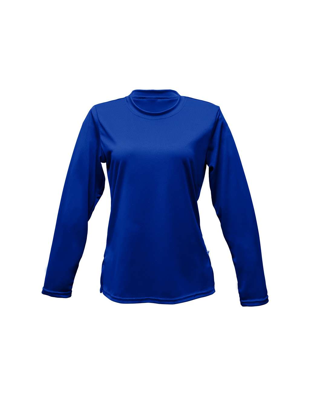 Playera cuello redondo azul rey dama dryfit - Imagen 2