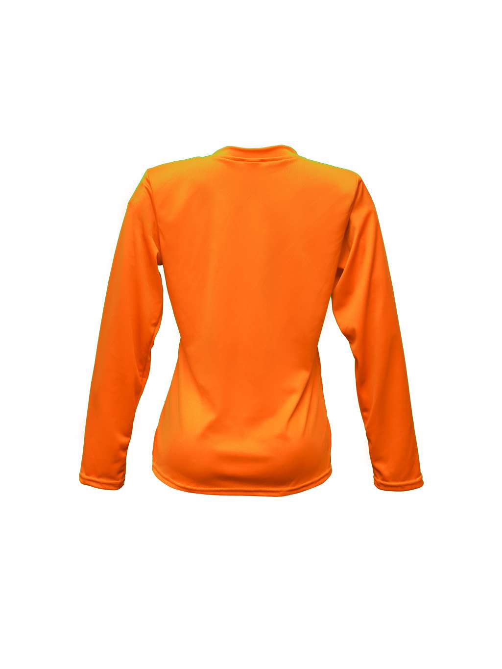 Playera cuello redondo naranja dama dryfit - Imagen 3