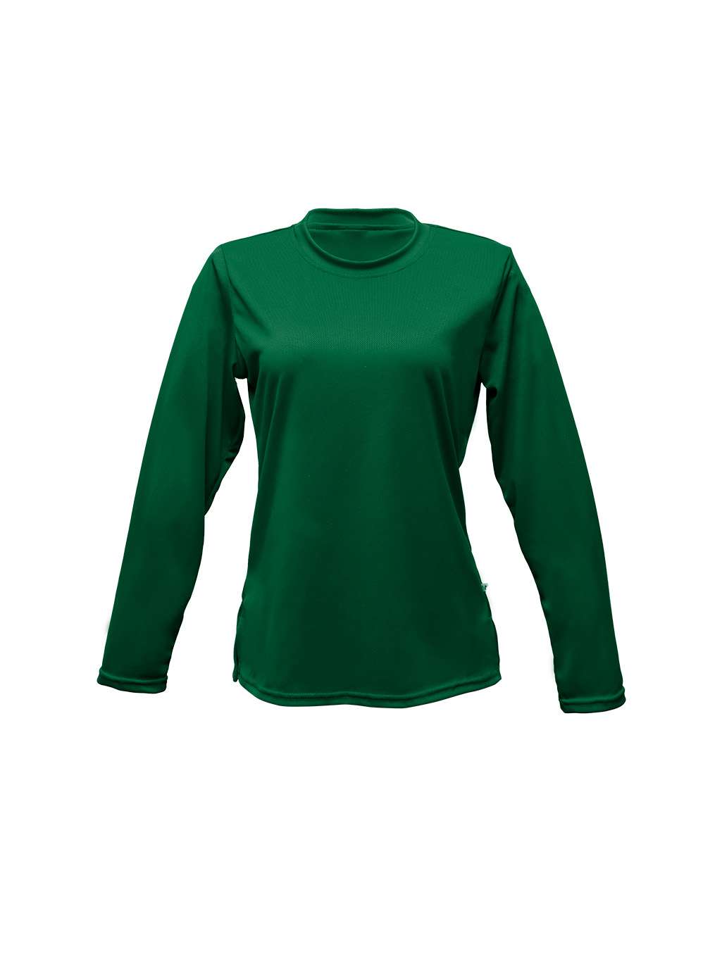 Playera cuello redondo verde dama dryfit - Imagen 2