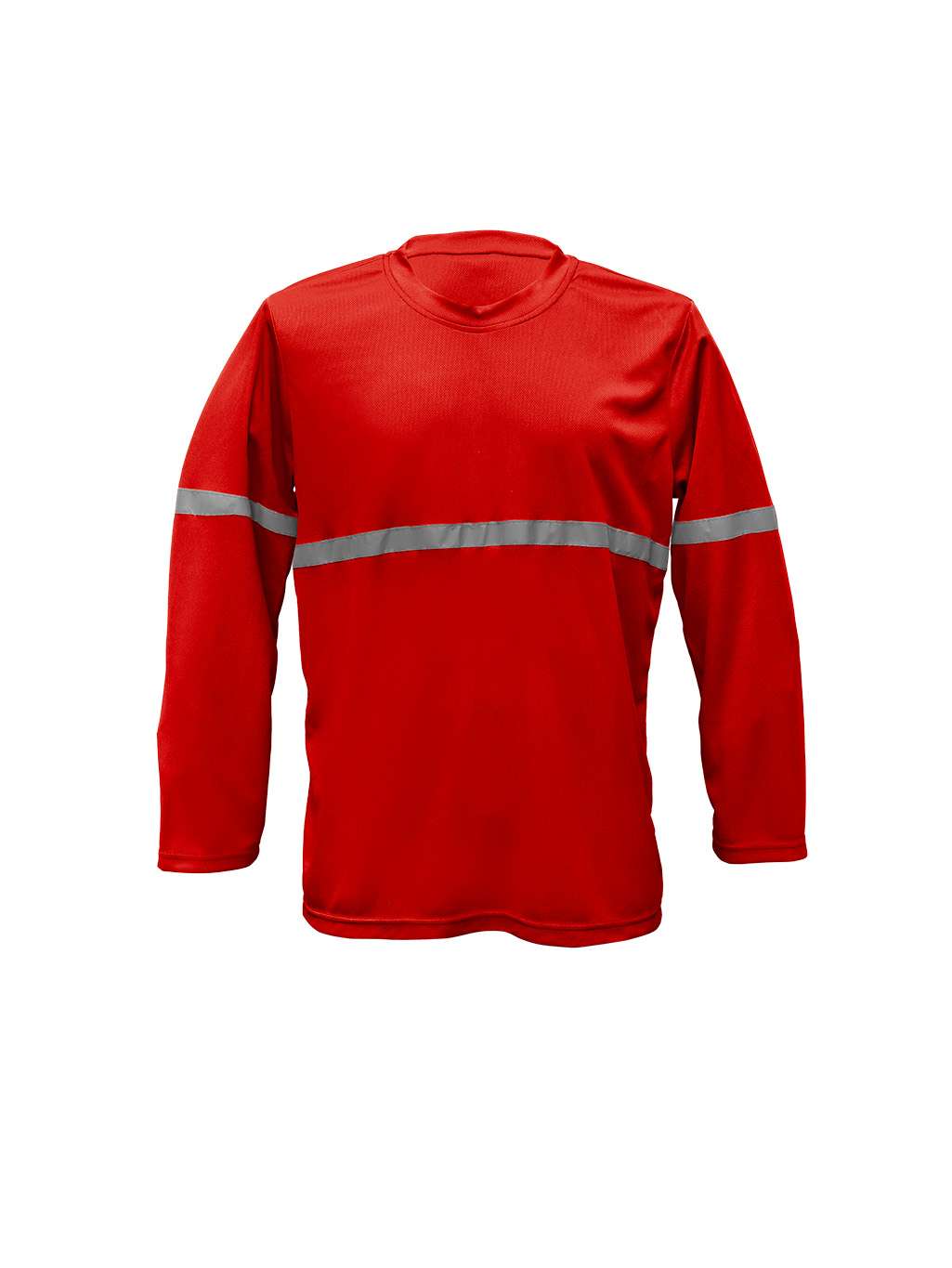 Playera Tipo Dryfit de Alta Visibilidad color roja - Imagen 2