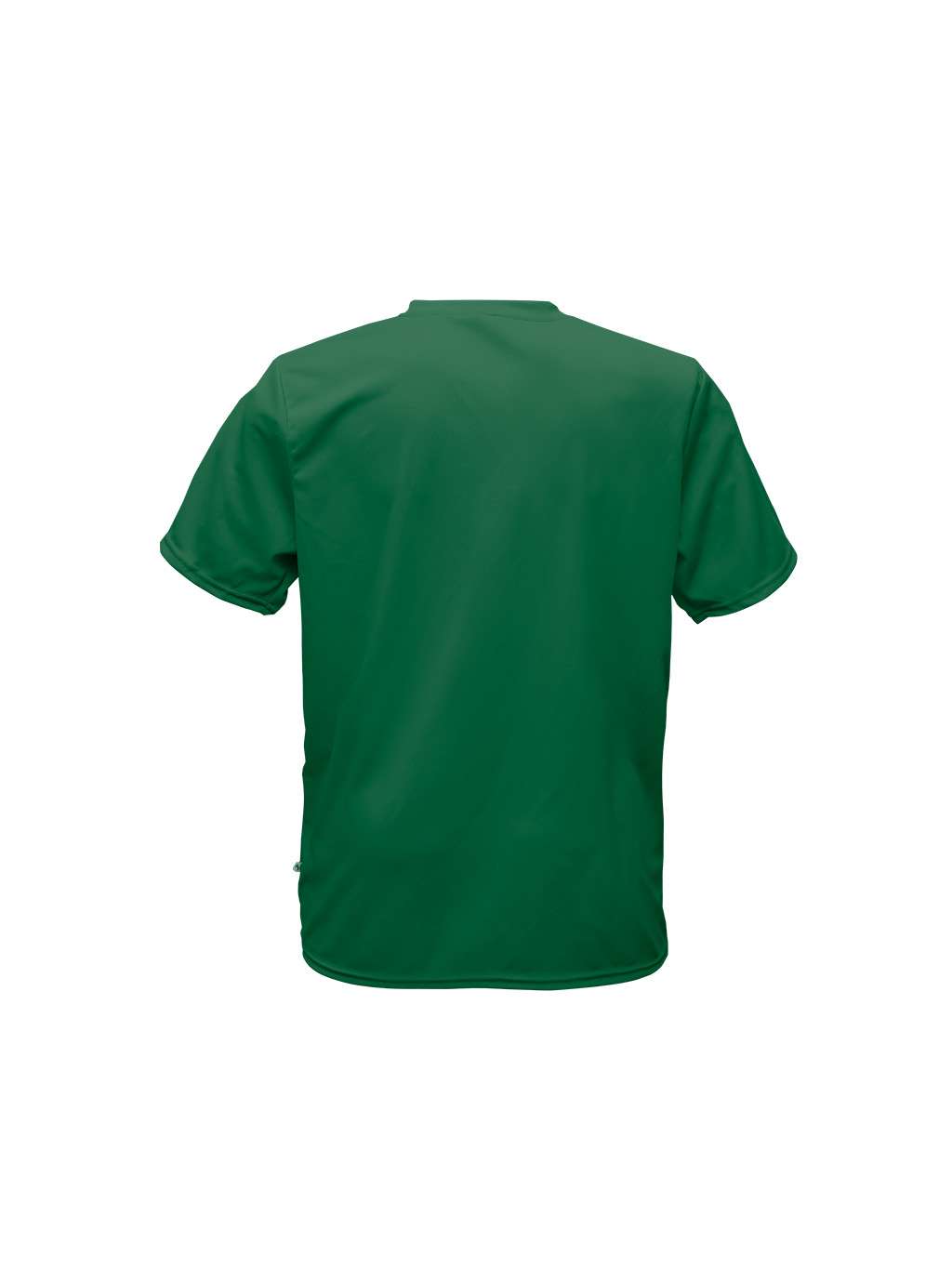 Playera cuello V color verde caballero - Imagen 3