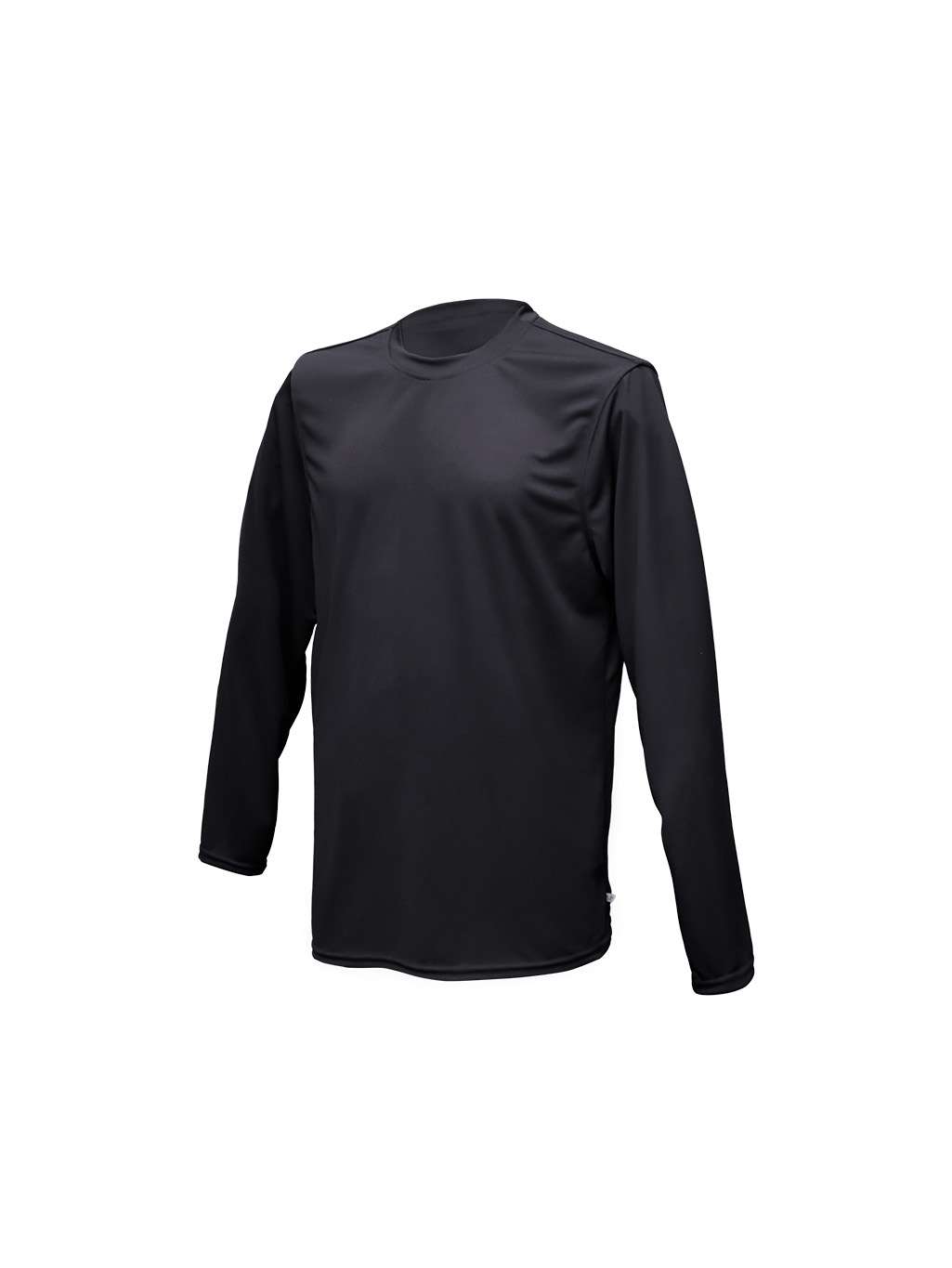 Playera manga larga gris oxford caballero Dryfit