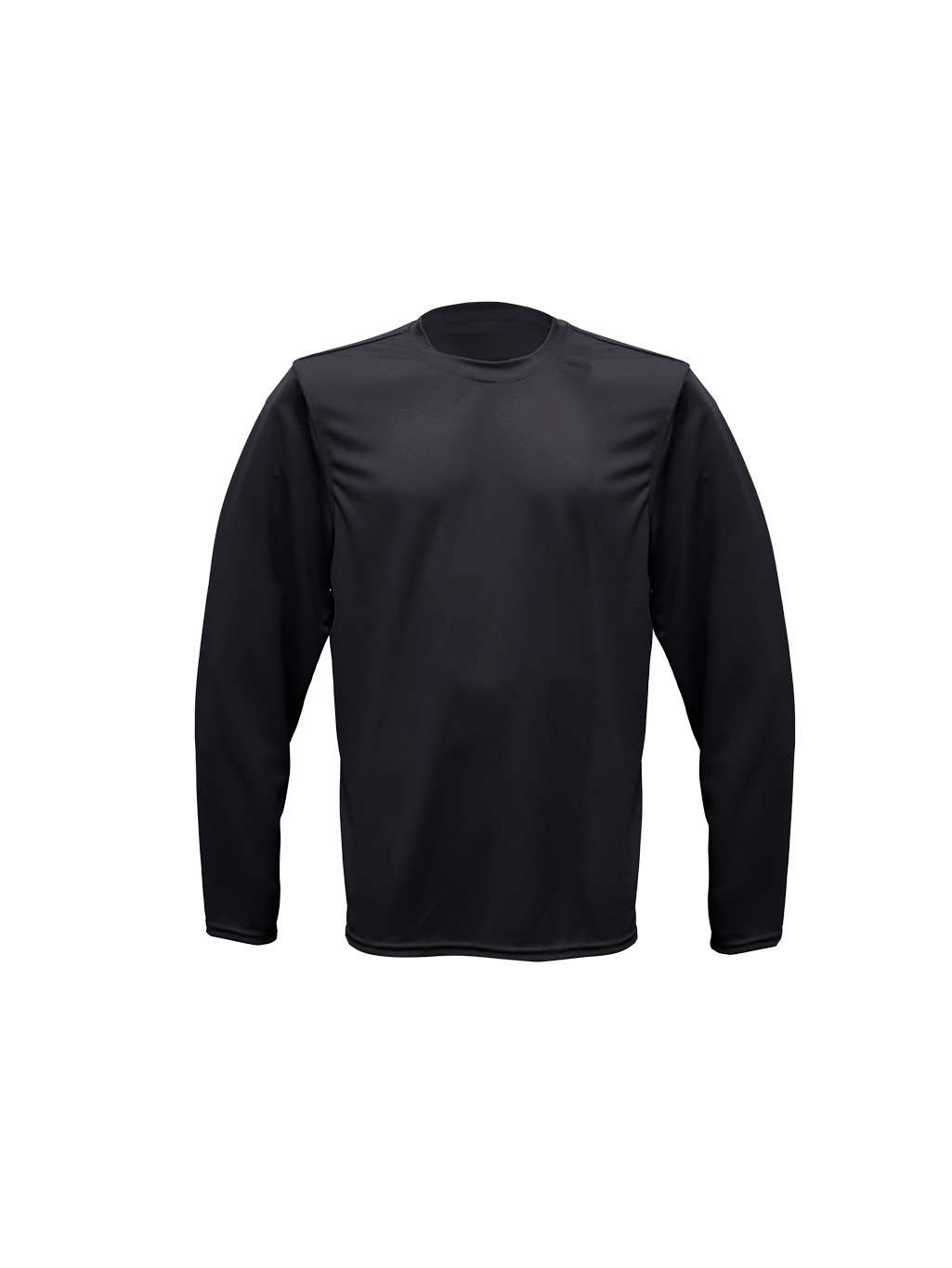 Playera manga larga gris oxford caballero Dryfit - Imagen 2