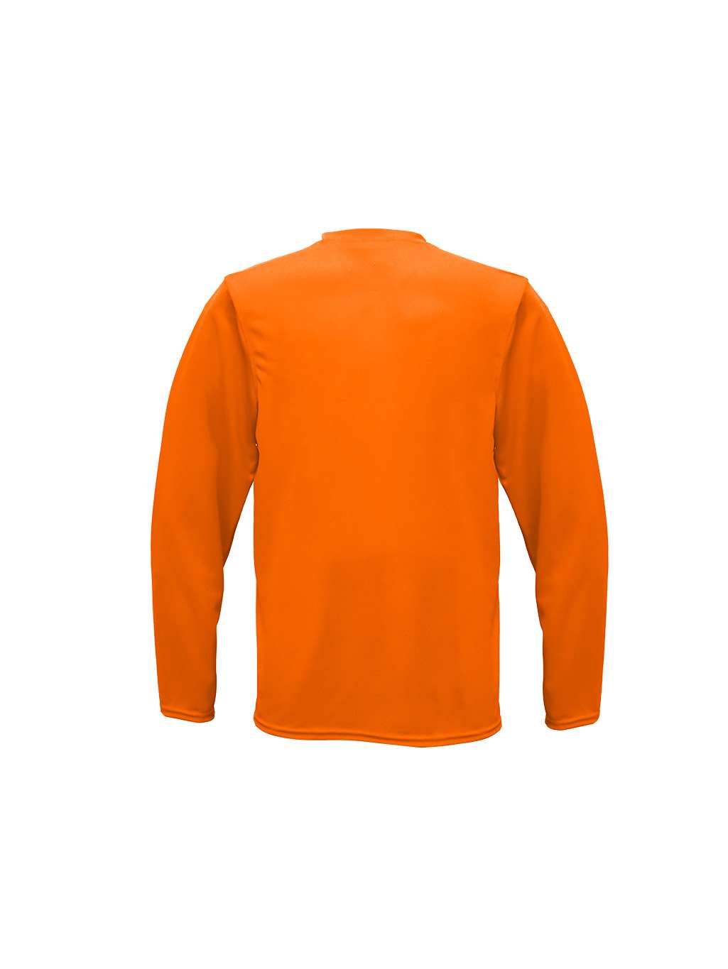 Playera manga larga naranja caballero Dryfit - Imagen 3
