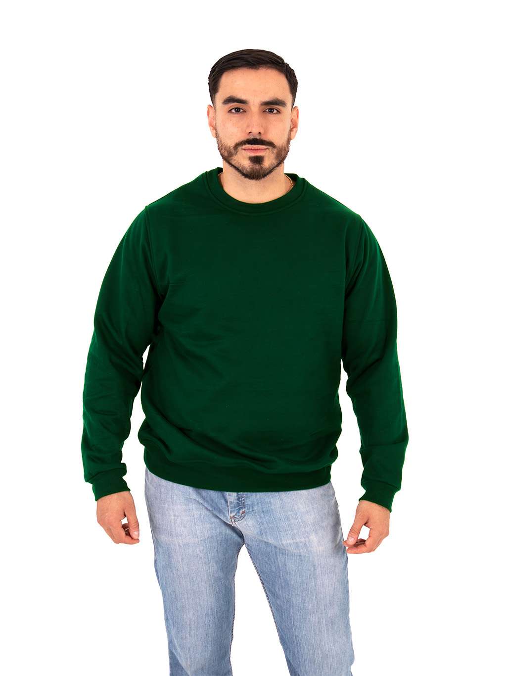 Sudadera PREMIUM caballero color verde - Imagen 7