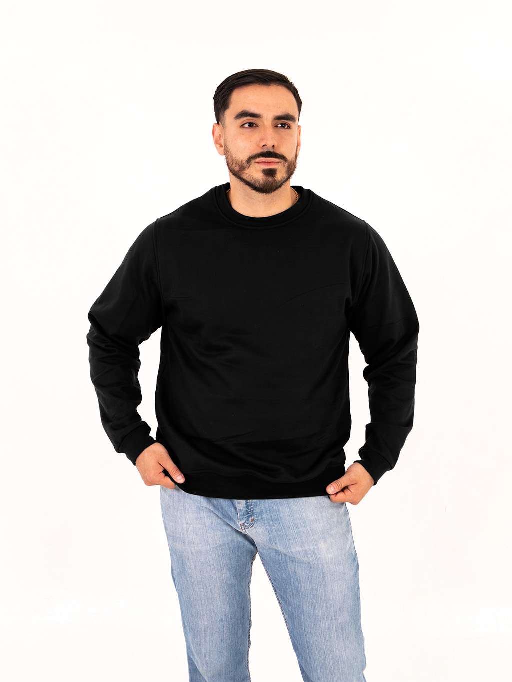 Sudadera PREMIUM caballero color negro - Imagen 6