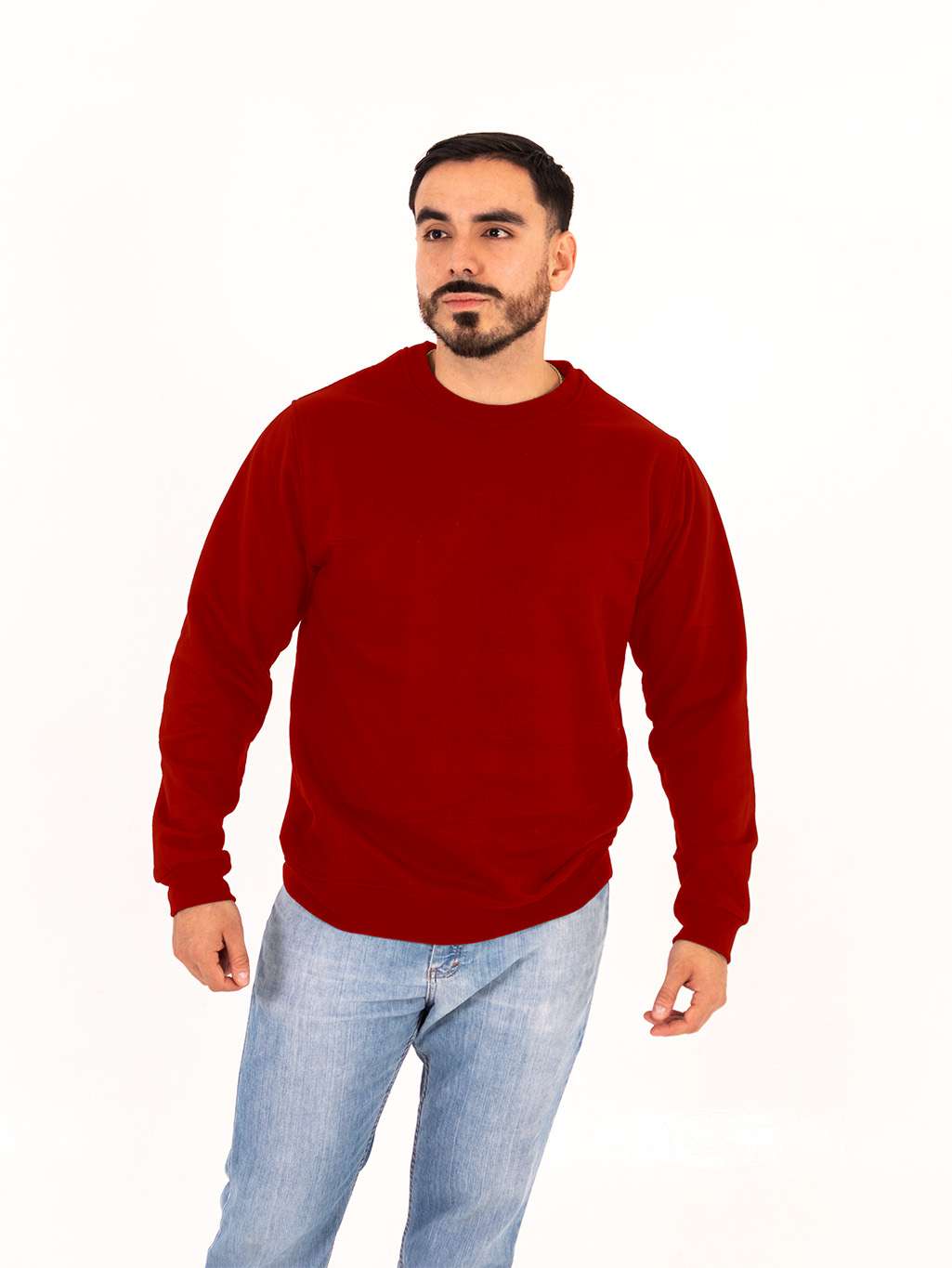 Sudadera PREMIUM caballero color roja - Imagen 5