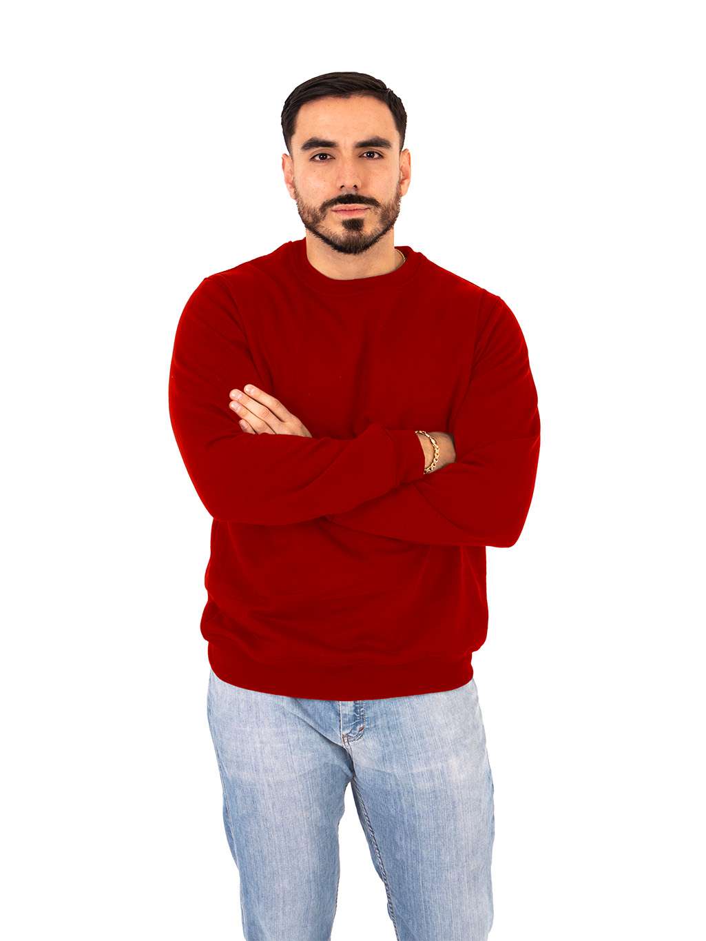 Sudadera PREMIUM caballero color roja - Imagen 6