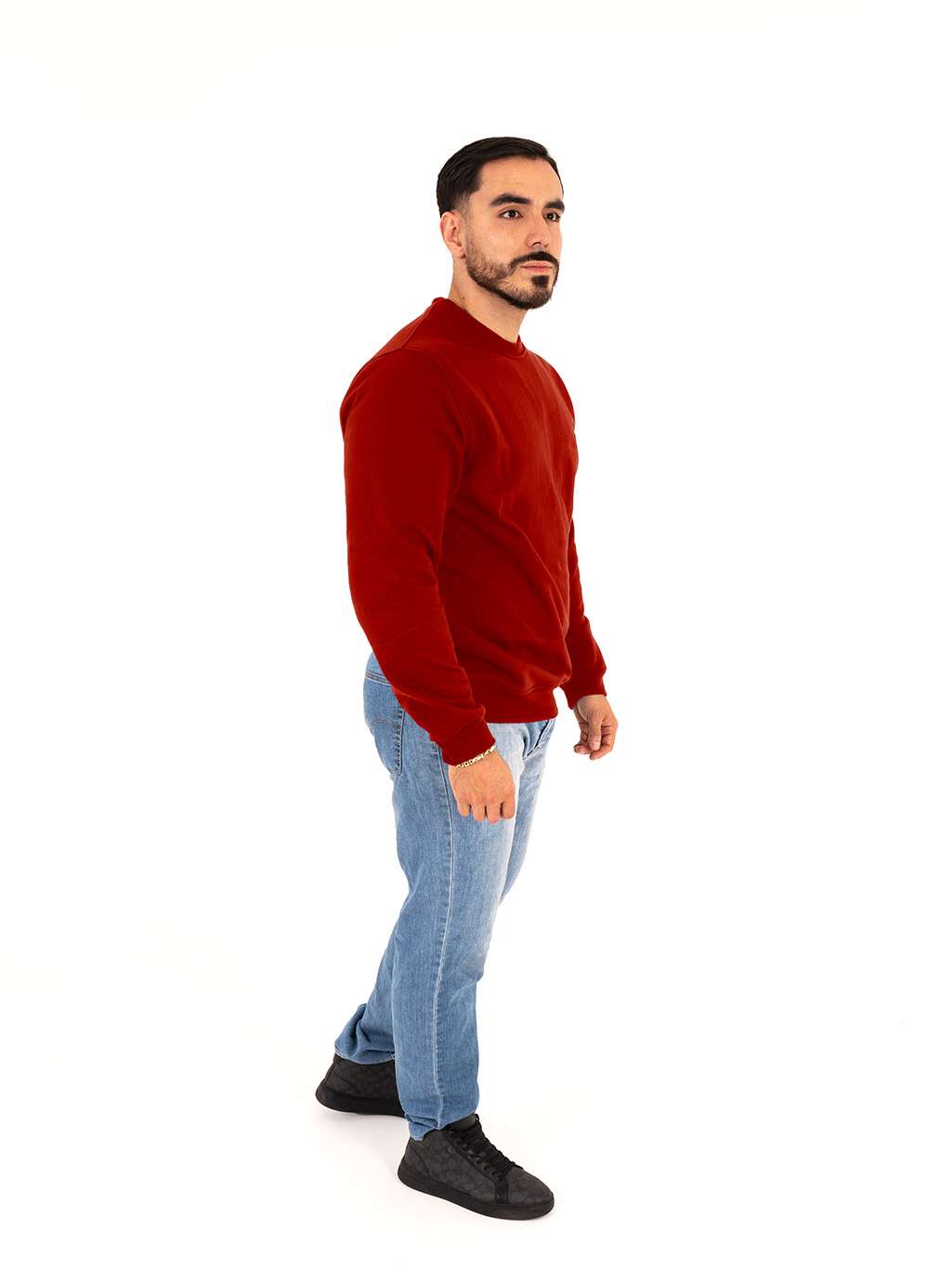 Sudadera PREMIUM caballero color roja - Imagen 7