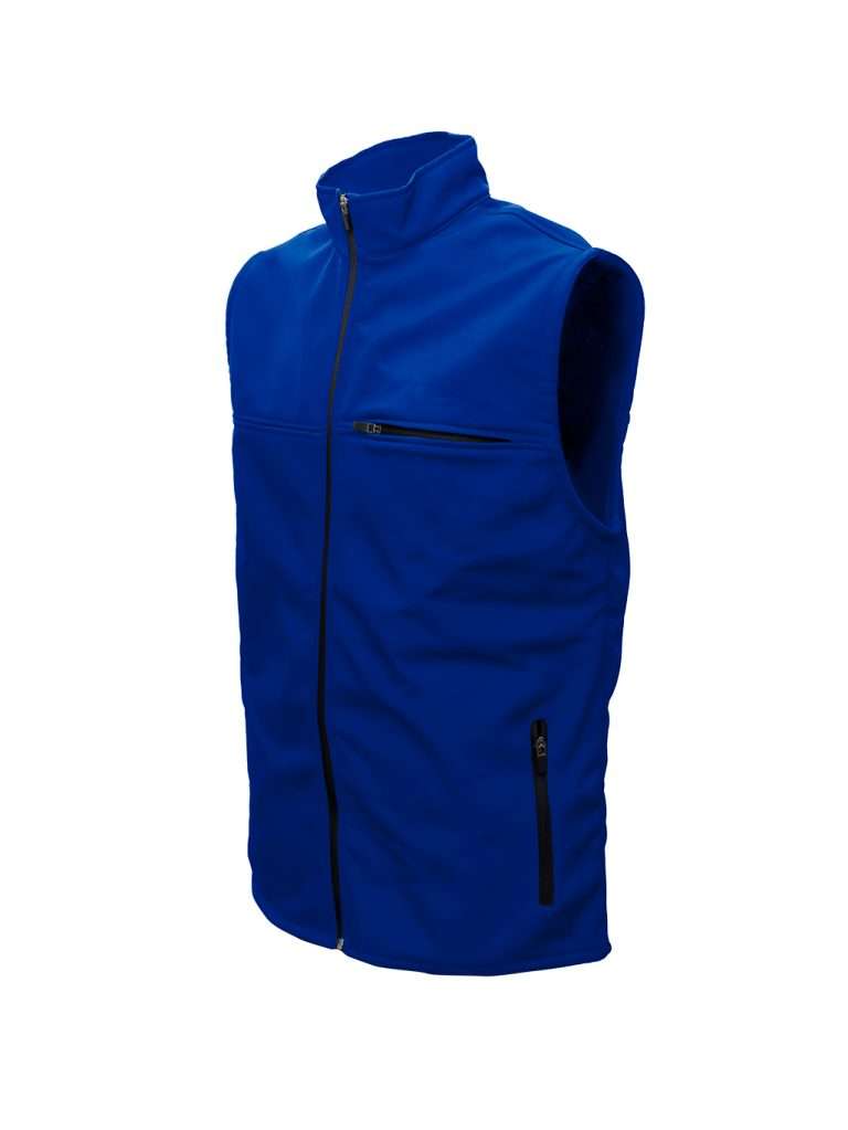 Chaleco azul rey con forro - Besto uniformes