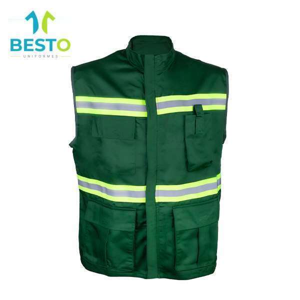 CHALECO DE SEGURIDAD VERDE BANDERA