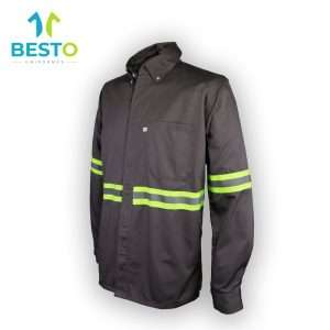 Camisola color gris con reflejante