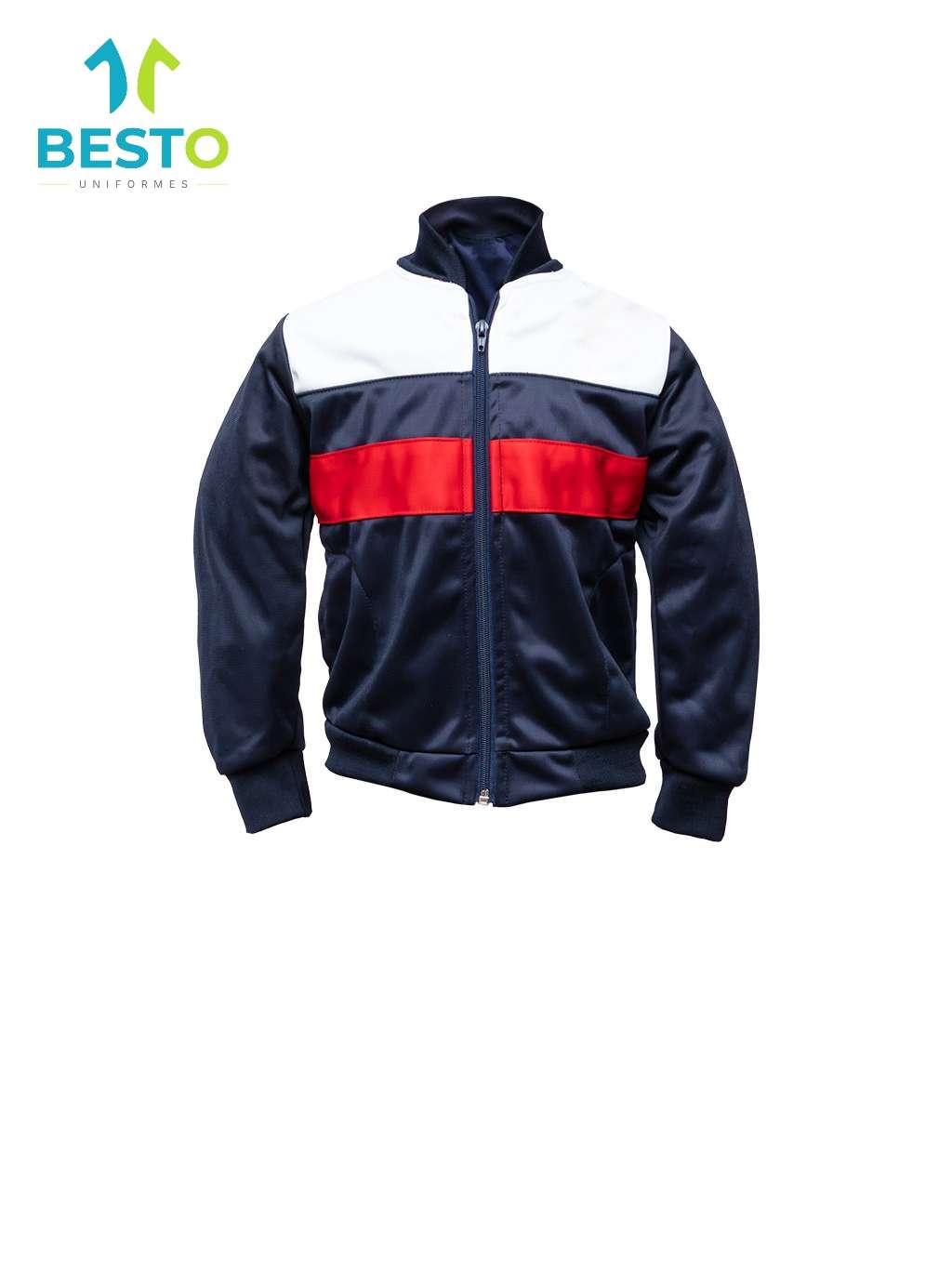 Conjunto escolar deportivo azul marino modelo 03 - Besto Uniformes