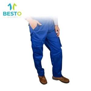 Pantalón azul rey tipo cargo