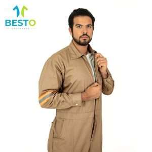 Overol kaki con reflejante