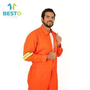 Overol naranja con reflejante